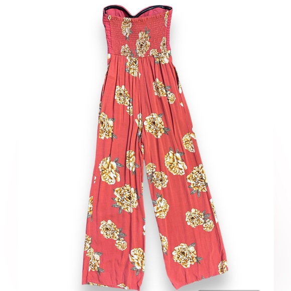 Band Of Gypsies Florsl Jumpsuit - Picture 2 of 8